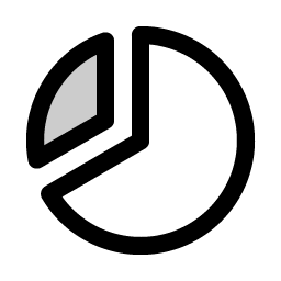 Chart Pie Slice Duotone icon - free SVG download