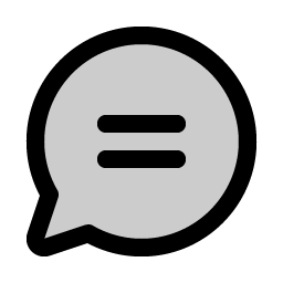 Chat Circle Text Duotone icon