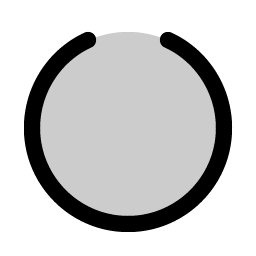 Circle Notch Duotone icon