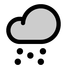 Cloud Snow Duotone icon