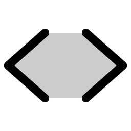 Code Simple Duotone icon