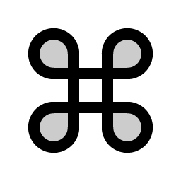 Command Duotone icon