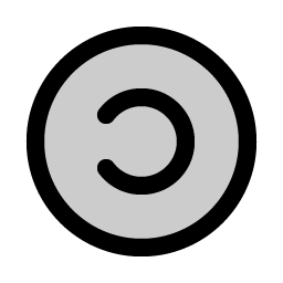 Copyleft Duotone icon