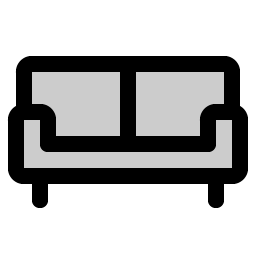 Couch Duotone icon