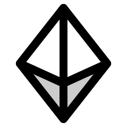 Currency Eth Duotone icon