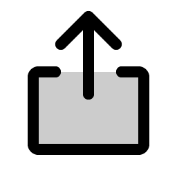 Export Duotone icon - free SVG download