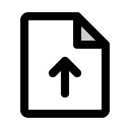 File Arrow Up Duotone icon