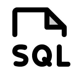 File Sql Duotone icon