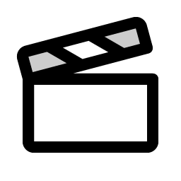 Film Slate Duotone icon