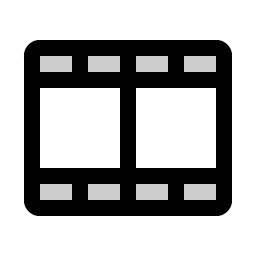 Film Strip Duotone icon