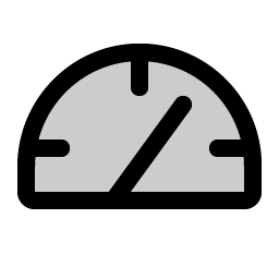 Gauge Duotone icon