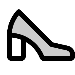 High Heel Duotone icon