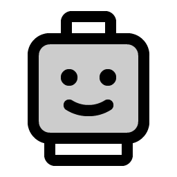 Lego Smiley Duotone icon