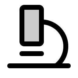 Microscope Duotone icon
