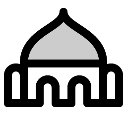 Mosque Duotone icon