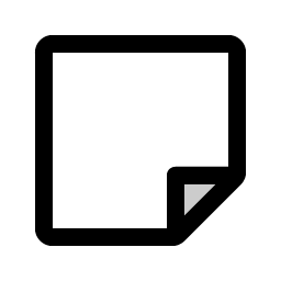 Note Blank Duotone icon