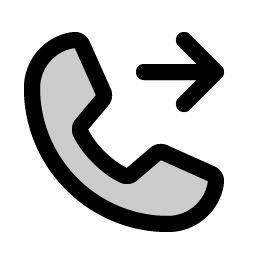 Phone Transfer Duotone icon