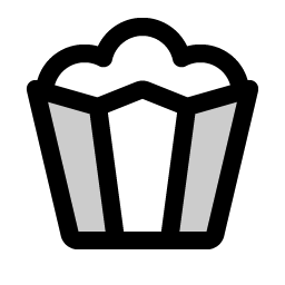 Popcorn Duotone icon