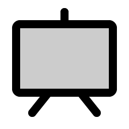 Presentation Duotone icon