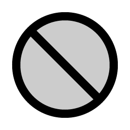 Prohibit Duotone icon