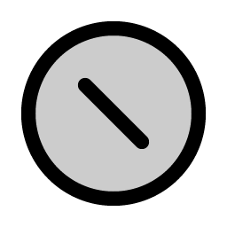 Prohibit Inset Duotone icon