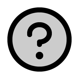 Question Duotone icon