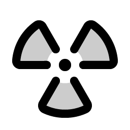 Radioactive Duotone icon
