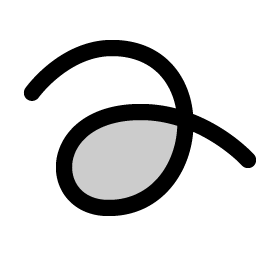 Scribble Loop Duotone icon