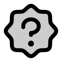 Seal Question Duotone icon