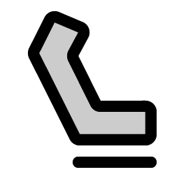 Seat Duotone icon