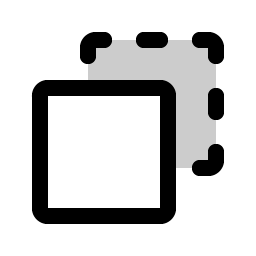 Selection Background Duotone icon