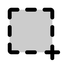 Selection Plus Duotone icon