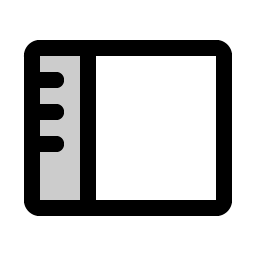 Sidebar Duotone icon