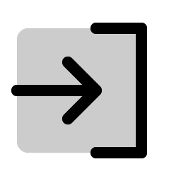 Sign In Duotone icon