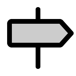 Signpost Duotone icon
