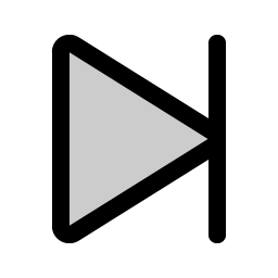 Skip Forward Duotone icon - free SVG download