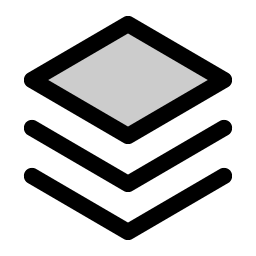 Stack Duotone icon