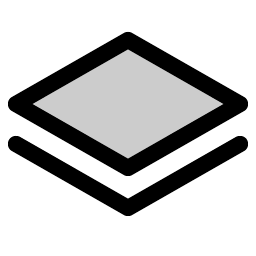 Stack Simple Duotone icon