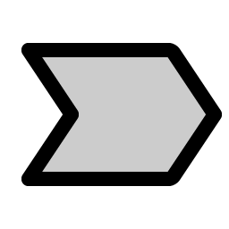 Tag Chevron Duotone icon