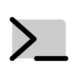 Terminal Duotone icon