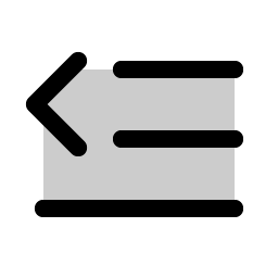 Text Outdent Duotone icon