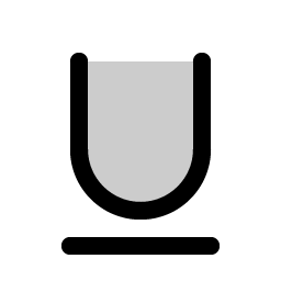 Text Underline Duotone icon