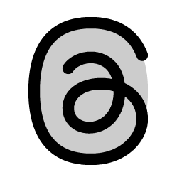Threads Logo Duotone icon