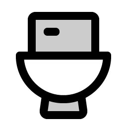 Toilet Duotone icon