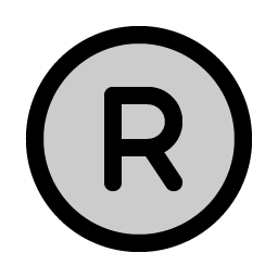 Trademark Registered Duotone icon