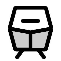 Train Regional Duotone icon