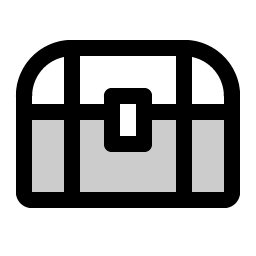 Treasure Chest Duotone icon