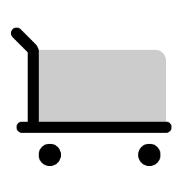 Trolley Duotone icon