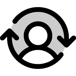 User Switch Duotone icon