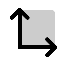 Vector Two Duotone icon